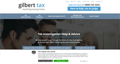 Desktop Screenshot of gilberttax.co.uk